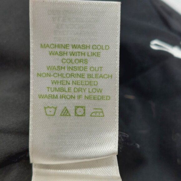 Lizgolf Women's Skort Size 10 Embroidered Side Zip Golf Skirt Black Liz Claiborn - Picture 8 of 9